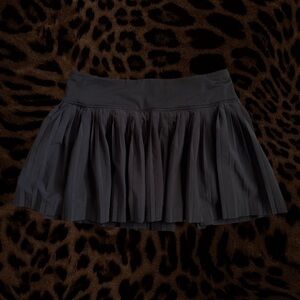 Lululemon Black Pleated Mini Skirt